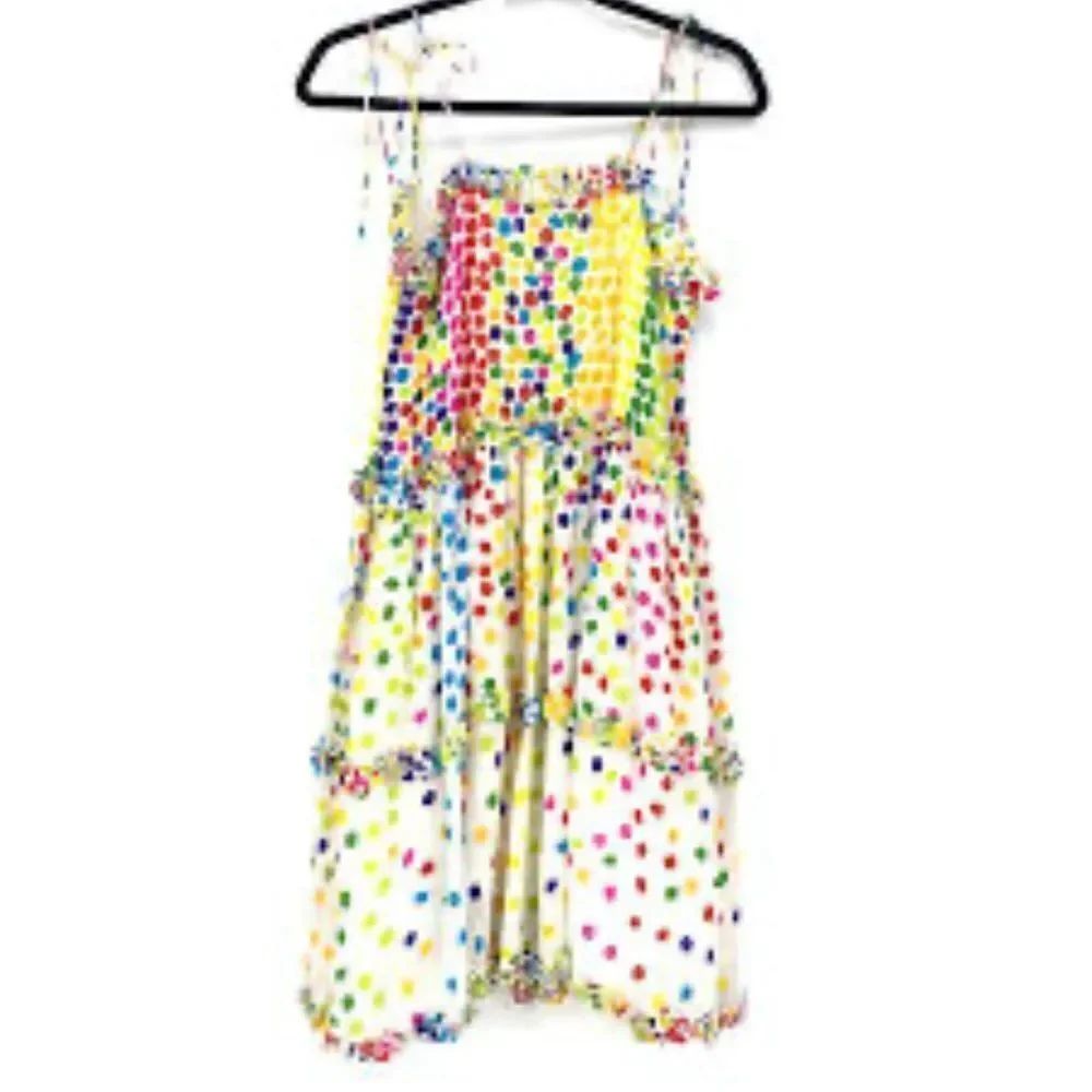 All Things Mochi Mini Multicolored Silk Dress(Size Xs) — image 4 of 8
